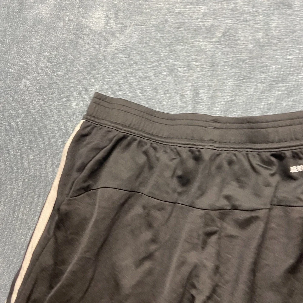 Adidas Primeblue Aeroready Basketball Shorts Mens Medium Black Striped Athletic